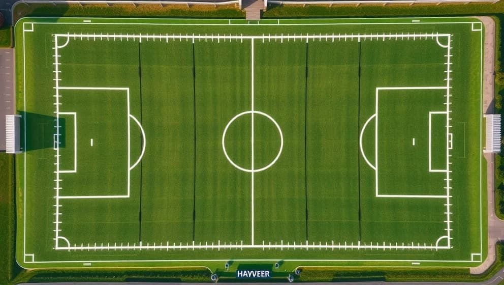 Hur många hektar är en fotbollsplan