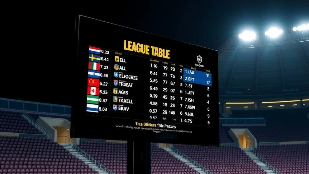 Nordic United FC poängställning denna säsong